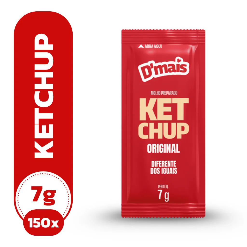 KETCHUP SACHE D'MAIS 150X7G