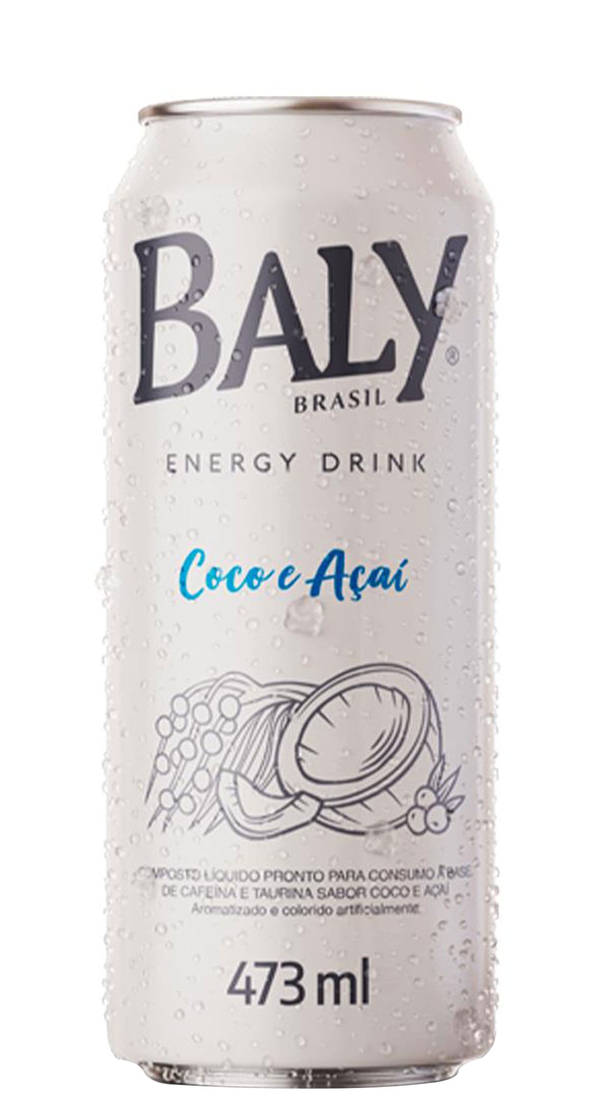 ENERGETICO BALY 473ML BRASIL COCO E AÇAI