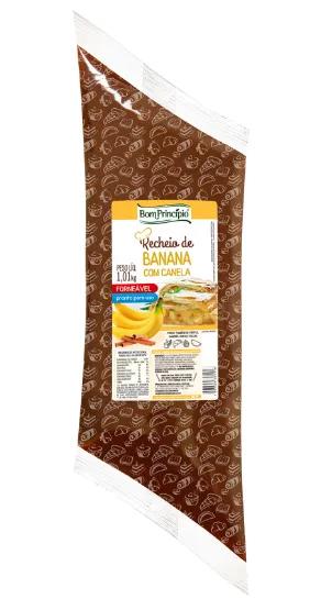 RECHEIO BOM PRINCIPIO 1,01KG BANANA COM CANELA