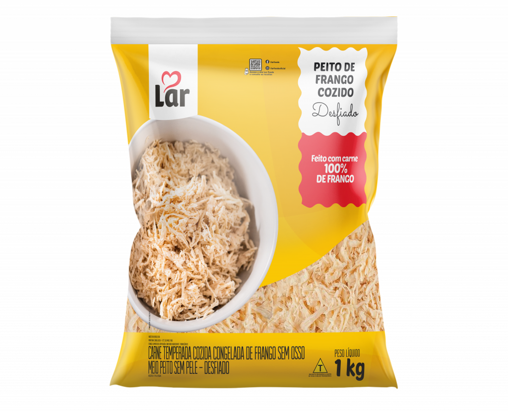 FRANGO DESFIADO LAR PCT 1KG