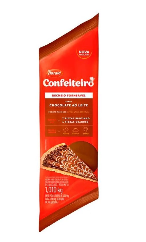 RECHEIO CONFEITEIRO 1,01KG CHOCOLATE AO LEITE 