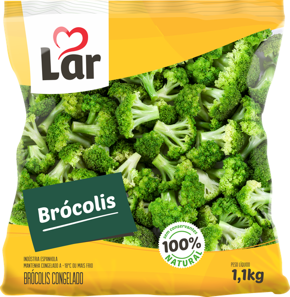 BROCOLIS LAR CONGELADO PCT 1,100KG