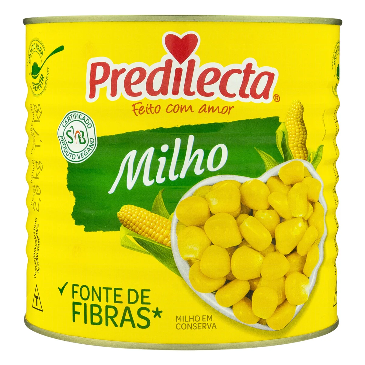 MILHO VERDE PREDILECTA LATA 1,7KG