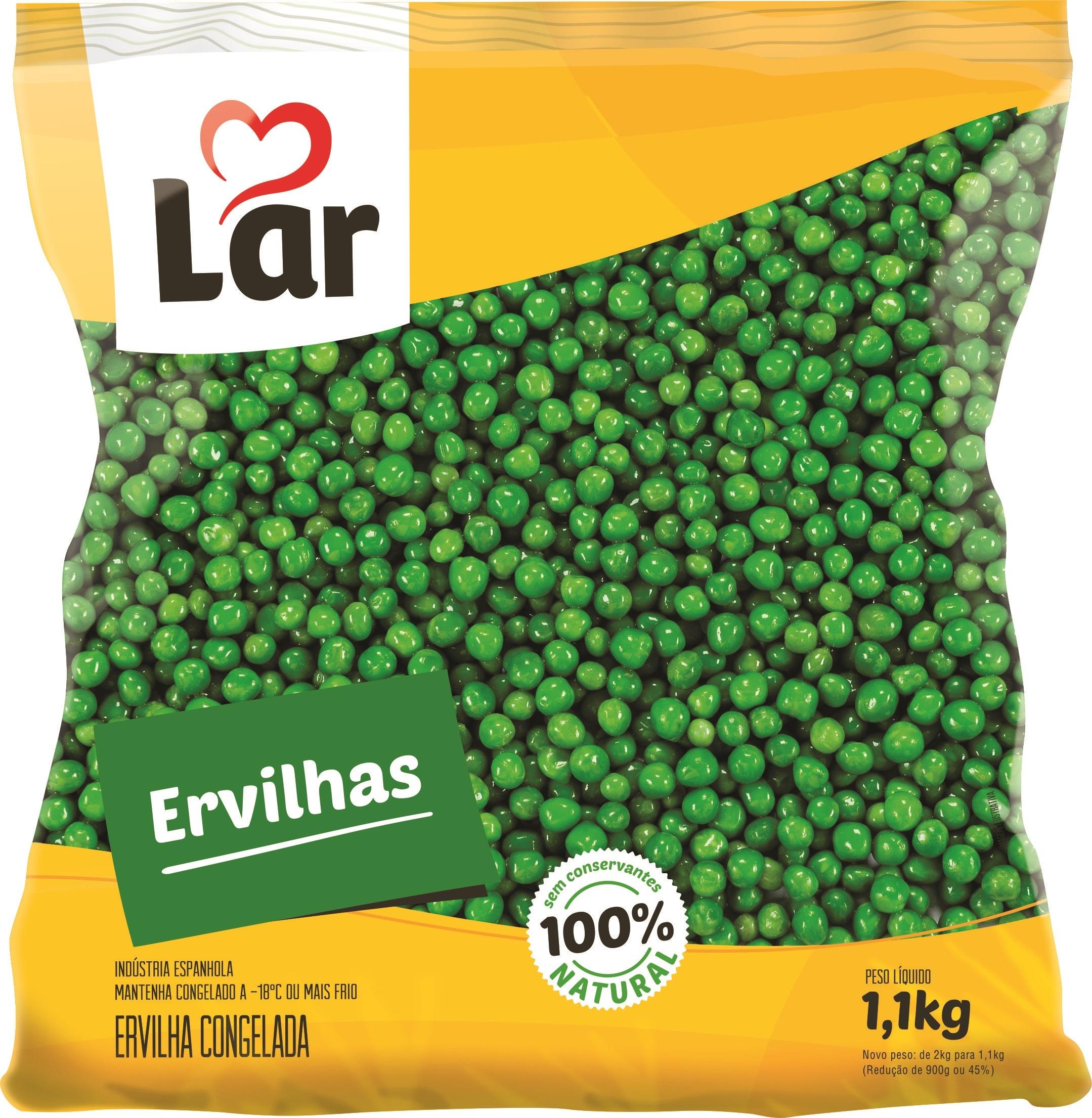 ERVILHA CONGELADA LAR PCT 1,100KG